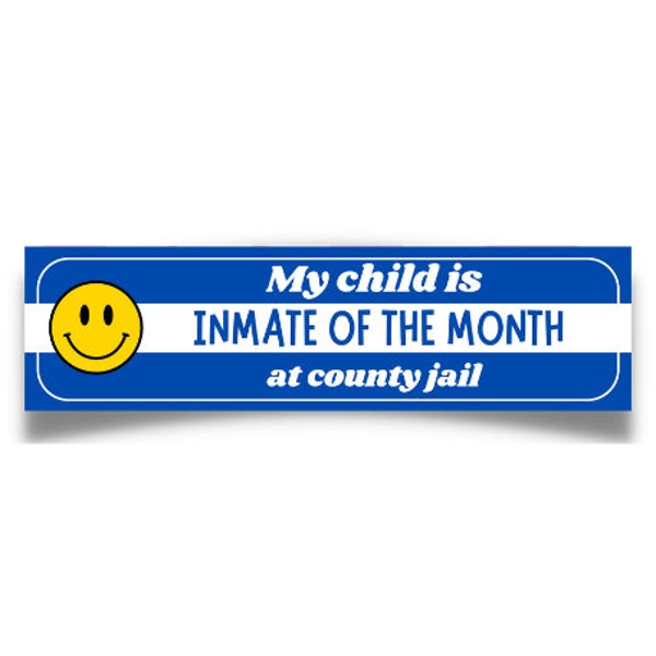 My Child is a Bumper Sticker Etsy