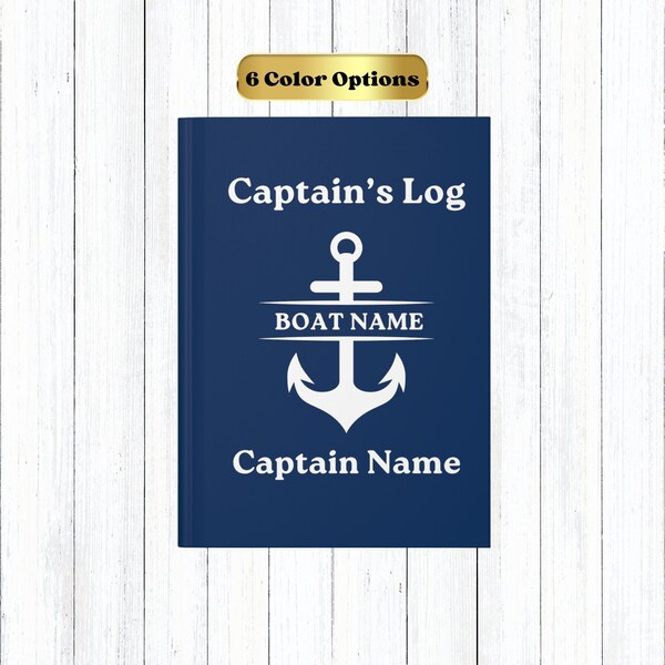 Captains Log Book - Etsy
