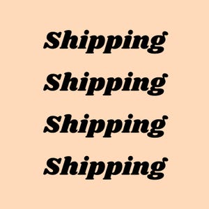 Shipping