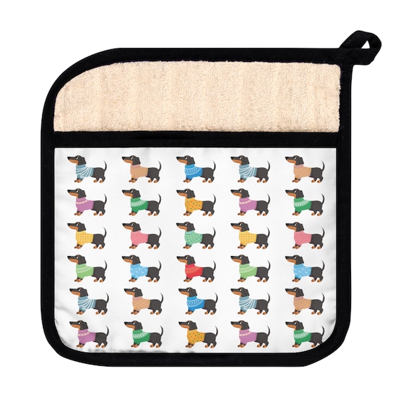 Dachshund Pot Holder Wiener Dog Kitchen Decor Sausage Dog Etsy