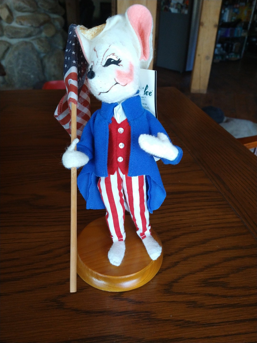 Annalee Vintage Uncle Sam Mouse - Etsy