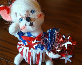 Annalee Vintage 4th of July Mouse