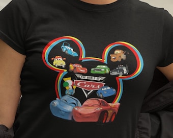 Lightning Mcqueen Shirt, Disney Cars Shirt, Disney Mcqueen and Sally Shirt, Cars Land Shirt, Disney Sally Carrera Shirts, Disneyland Gift