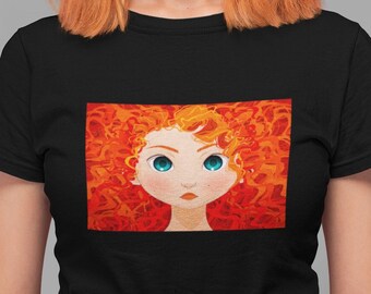 Princess Merida Shirt, Disney Brave Shirt, Merida the Brave Shirt, Disney Princess Shirt, Merida and Bear Tee, Magic Kingdom Merida Shirt