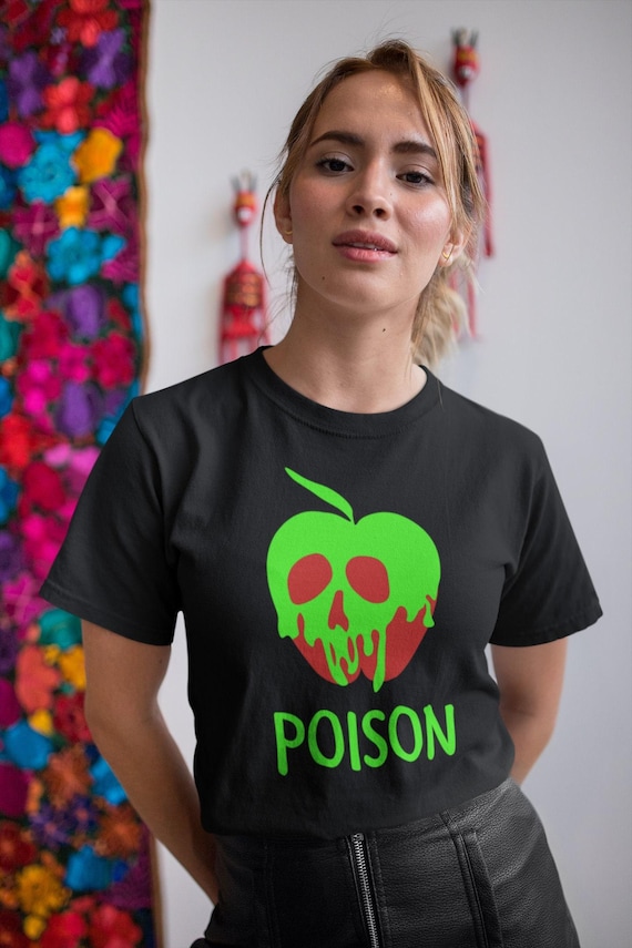 Poison Apple Shirt, Disney Metal Shirt, Disney Goth Shirt, Snow White  Shirt, Disneyland Shirt, Poisoned Apple, Bats Day, Disney Goth