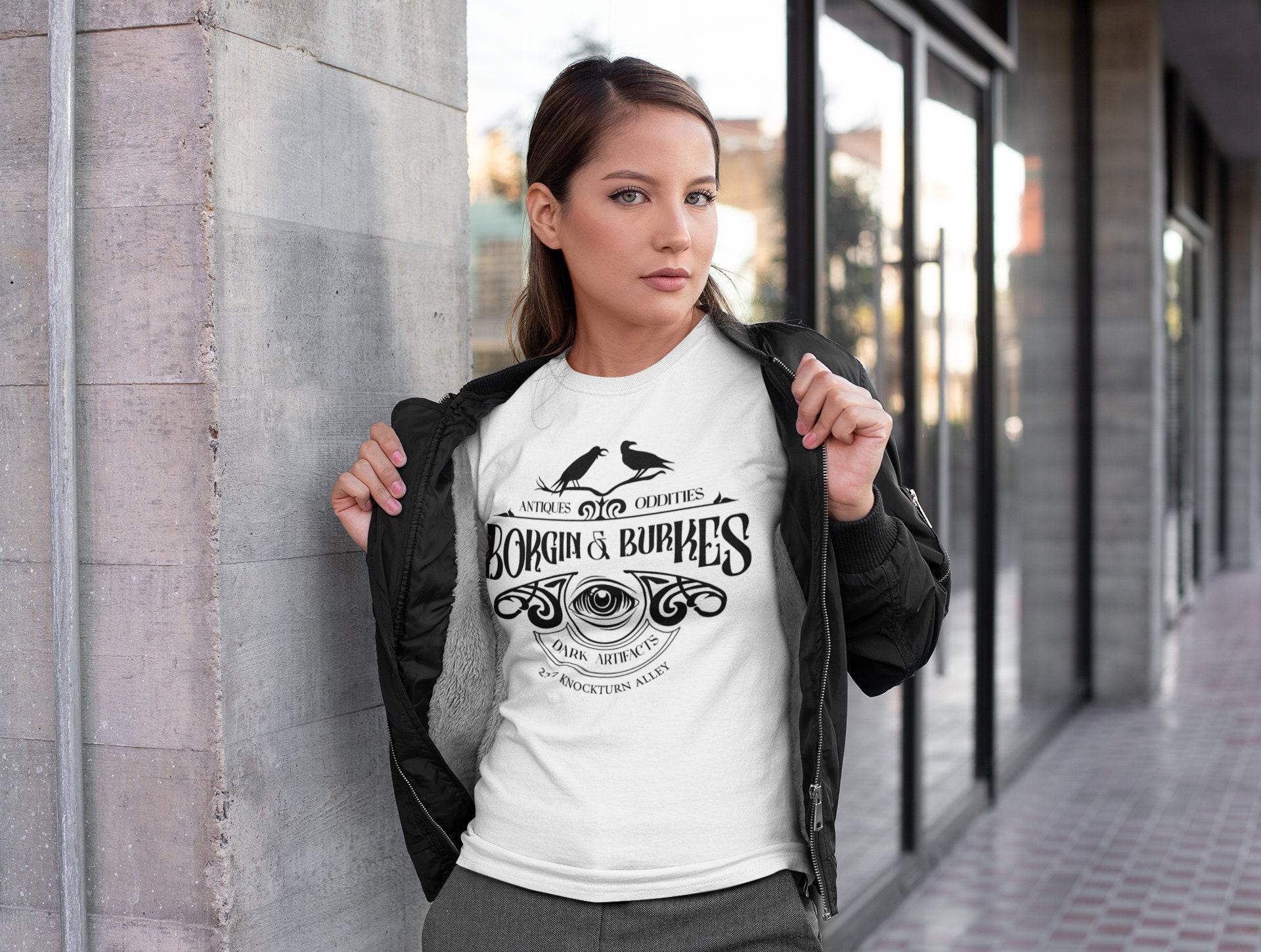 Borgin & Burkes Unusual and Ancient Wizarding Artefacts, Magical Wizard Shirt, Book Reading Bookish Shirt, Gift for Reader, Wizarding Shirts