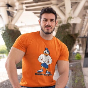 Donald Duck Fitness Shirt, Disney Gym Tank Top, Disney Donald Duck T-Shirt, Funny Gym Shirt, Disney Fitness Outfit, Funny Disney Tank Top Bild 6