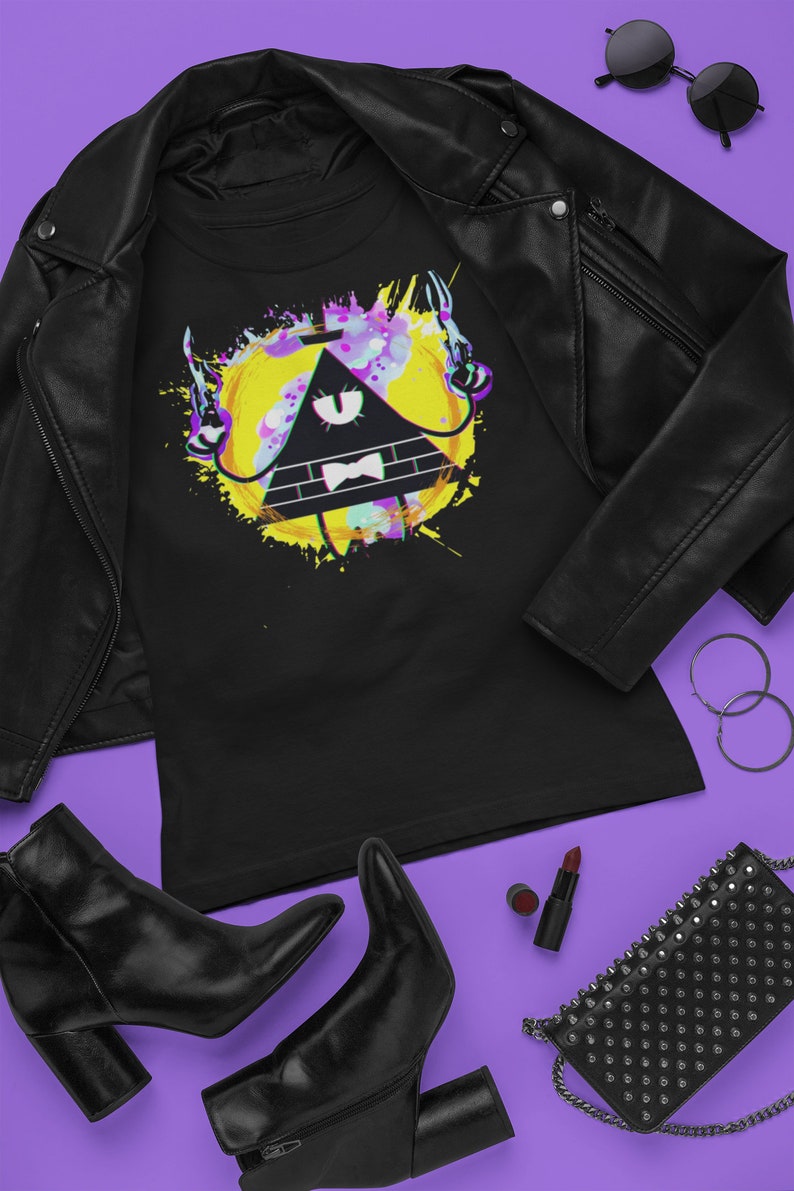 Gravity Falls Shirt Bill Cipher Art T-shirt Gravity Falls - Etsy