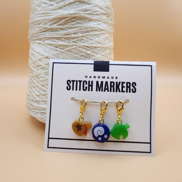Cute Game Inspired Removable Stitch Markers | Handmade