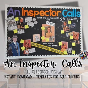 An Inspector Calls Classroom Display - Etsy UK