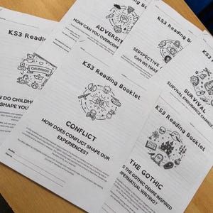 KS3 English Reading Booklets Bundle