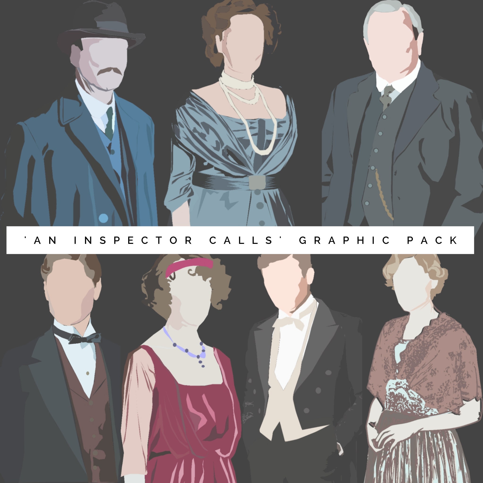 An Inspector Calls Graphics Pack Etsy An Inspector Calls Graphics Pack Etsy