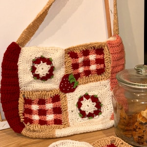 Picknick-Häkeltasche