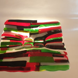 DUBAI: an Exclusive One-of-a-Kind Glass Fine Art Centerpiece, Fused Glass Bowl
