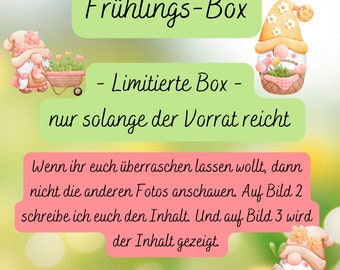 Frühlingsbox - limitierte Box - Sparspiele - Sparchallenge