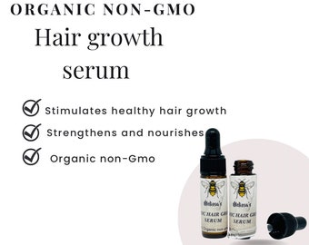 Organic hair growth serum