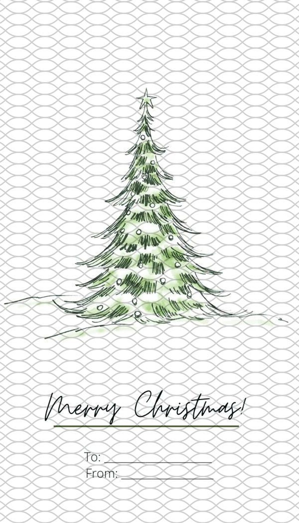 Christmas Gift Tags Printable Christmas Tree Gift Tag - Etsy
