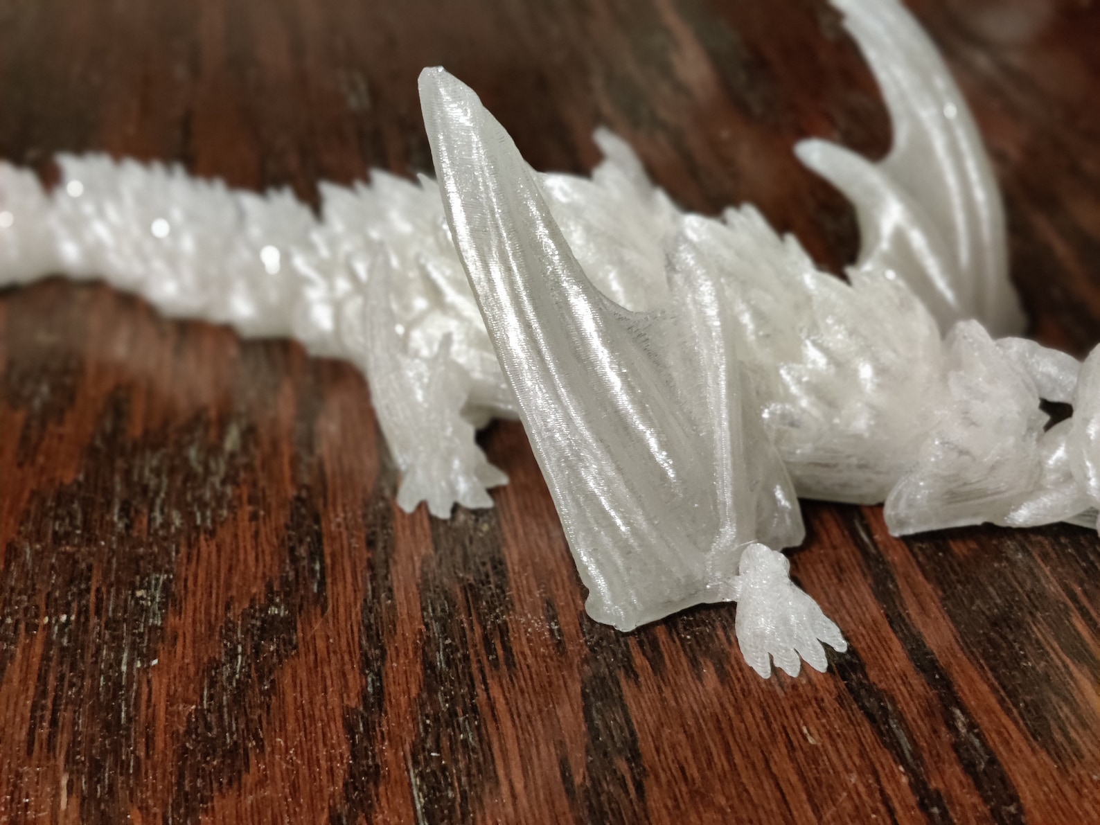 Articulated Dragon 3d Printed Fidget Flexi Toy. Etsy