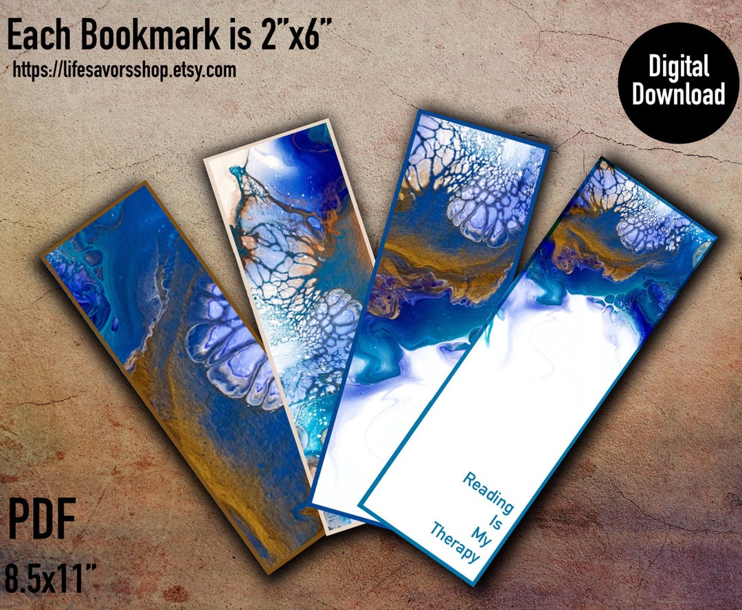 Printable Bookmarks for Book Lovers. A Perfect, Unique Gift for You ...