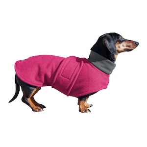 Pull teckel - Pull polaire - Manteau teckel chaud - Vêtements teckel