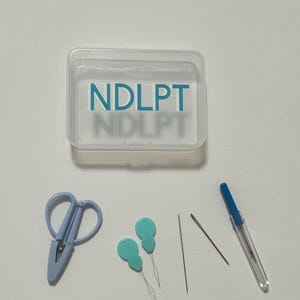 Needlepoint Tool Kit – Mini Scissors, Needles, Threaders & Custom Case