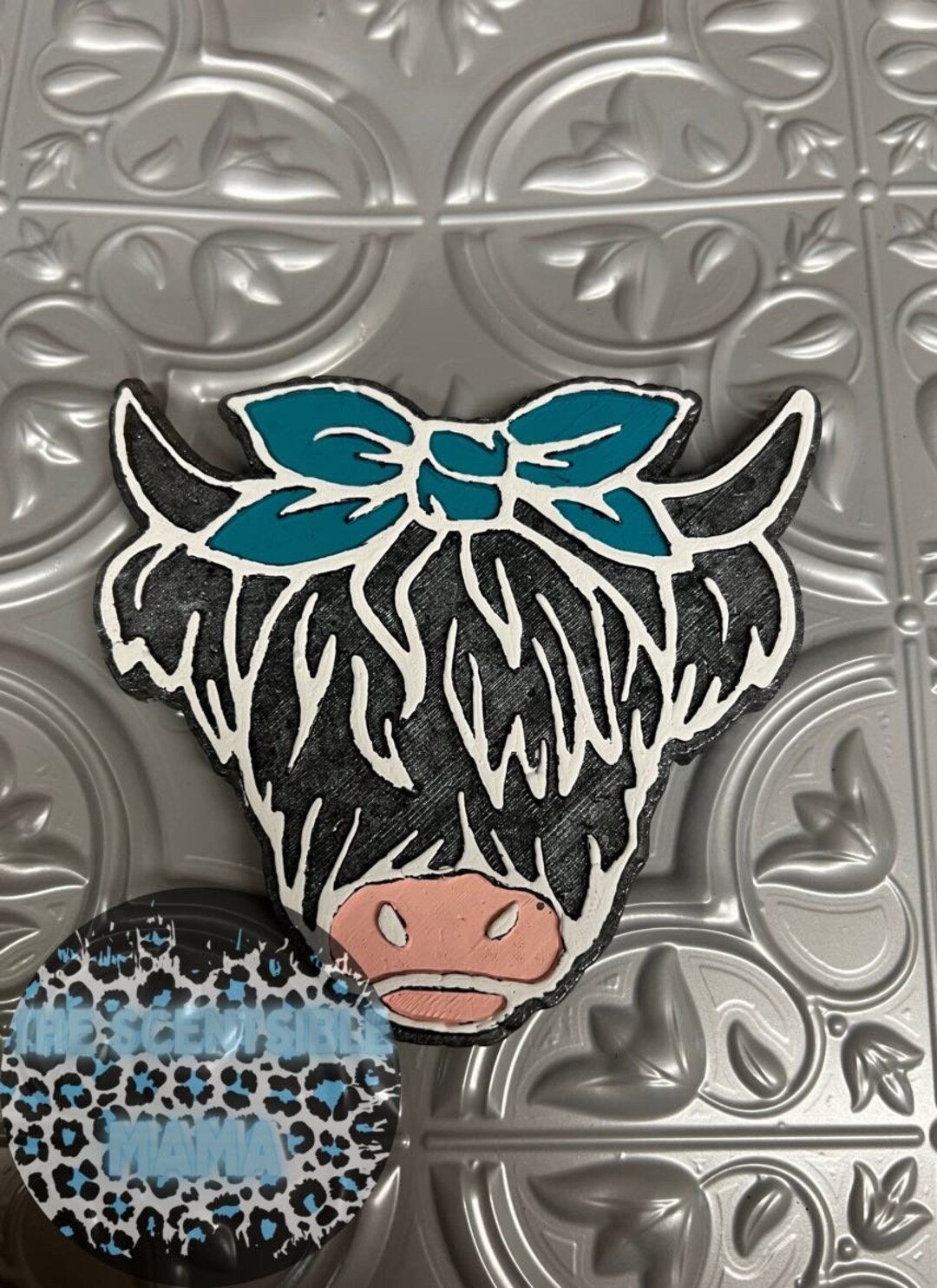 Highland Cow Air Freshener Custom Highland Cow Air Freshener Etsy