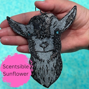 Goat Car Freshie Custom Goat Freshie Custom Car Air Freshener Custom Car Freshie