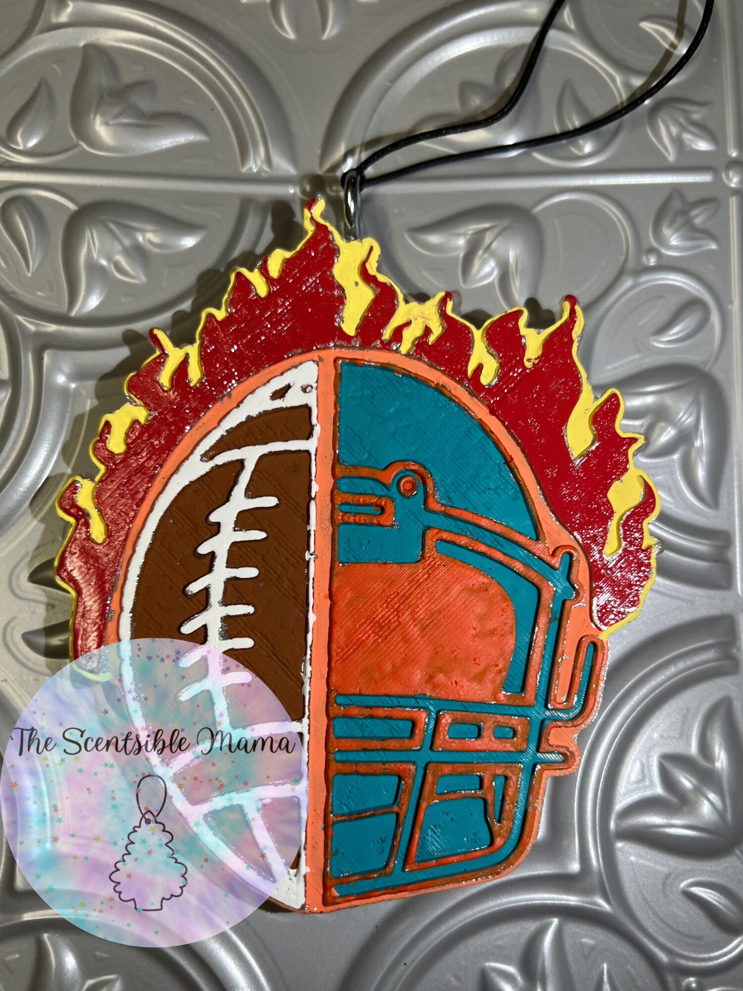 Football Air Freshie Football Car Air Freshie Custom Air Etsy