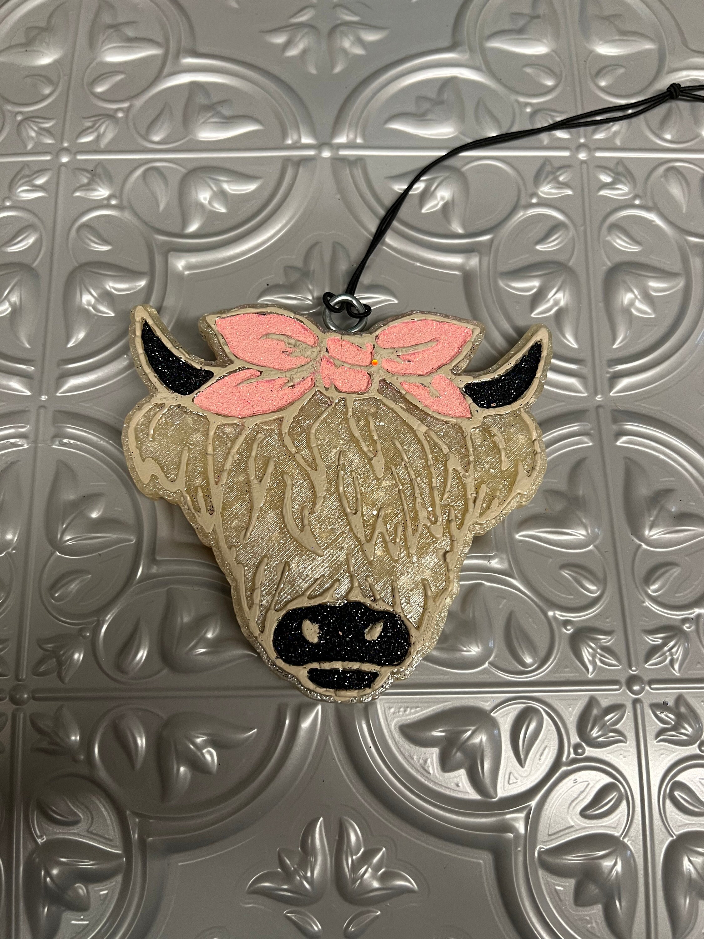 Highland Cow Air Freshener Custom Highland Cow Air Freshener Etsy