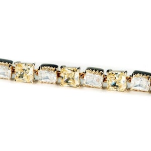 Deborah Kerr Replica Canary Yellow CZ Bracelet