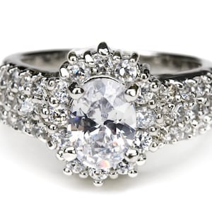 Vivien Leigh Replica CZ Ring Deep Blue Sea