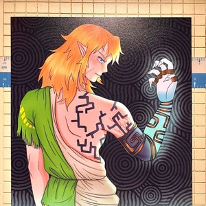 The Legend of Zelda Link Tears of the Kingdom Art Print