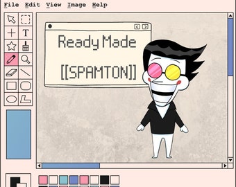 Ready-made Spamton Deltarune PNGtuber Talking Avatar
