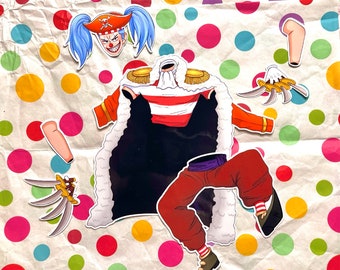 Buggy the Clown Sticker Body Parts
