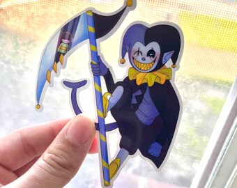 Jevil Sticker from Deltarune
