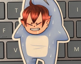 Shark LMNOP Sticker