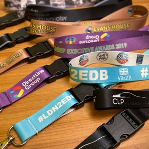 Personalized Full Color Polyester Lanyard: Custom Logo, Text