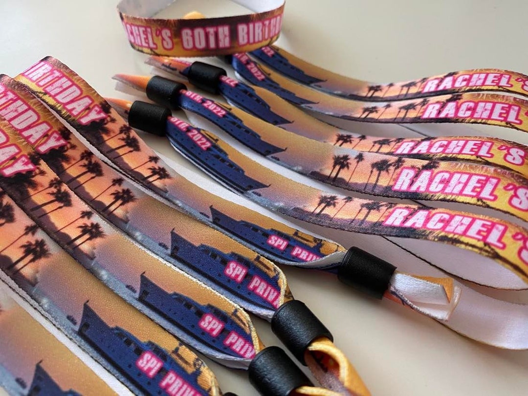 Personalized Wristbands Festival Wristbands Custom Fabric Wristband