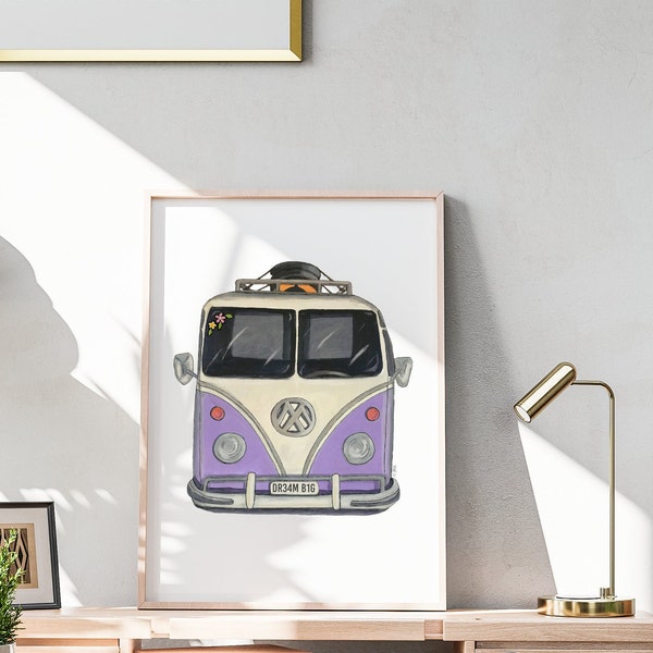Campervan Wall Art Etsy