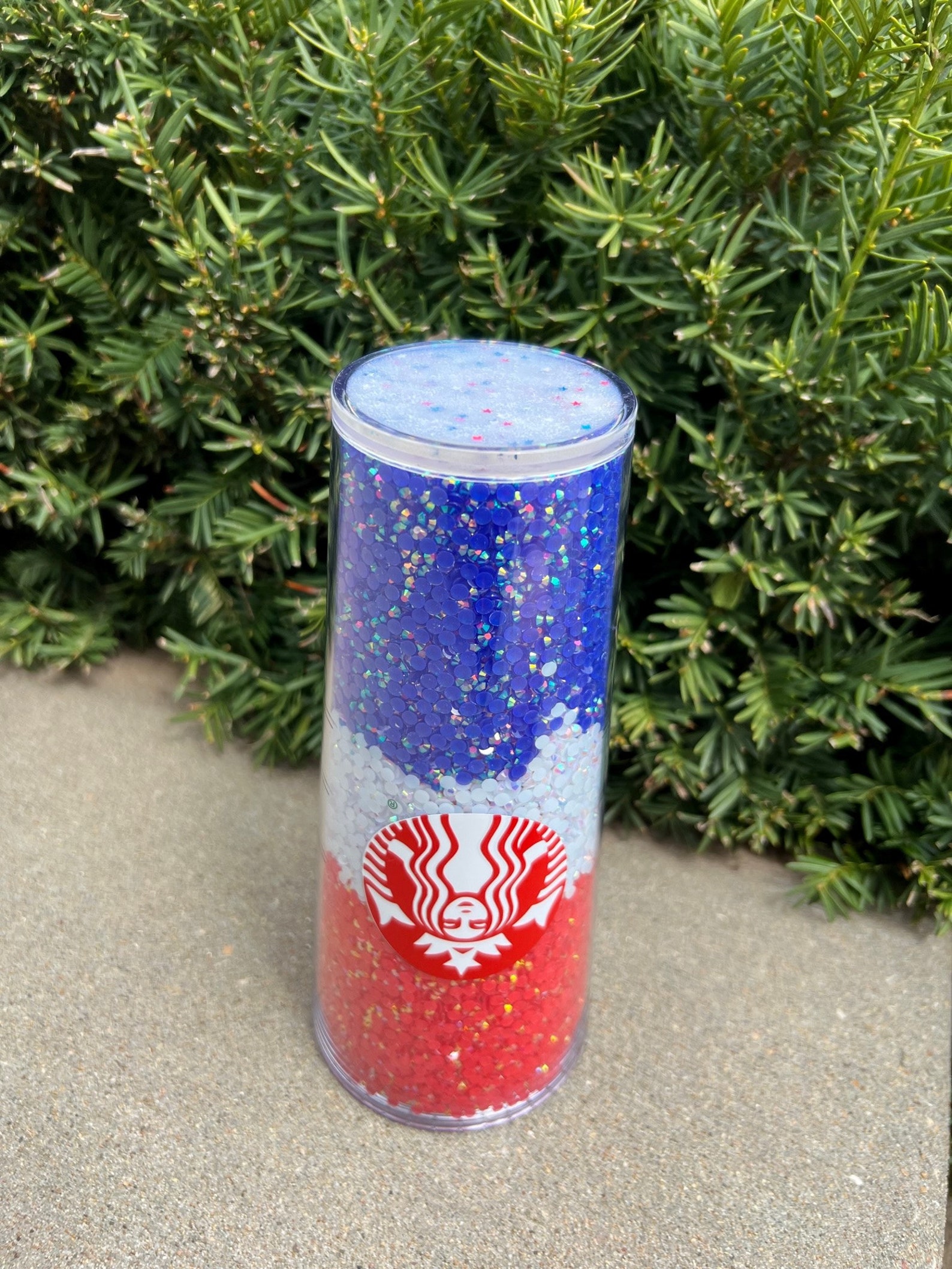 Freedom Starbucks Rhinestone Tumbler Rhinestone Filled Etsy