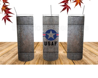 Envoltura de vaso de chapa de la USAF
