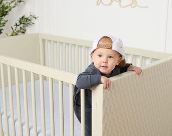 Letrero personalizado de abedul báltico para bebé - Decoración infantil