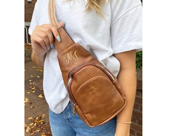 Bolso bandolera personalizado de piel vegana para viajes, bolso pequeño para mujer, ideal para cruceros.