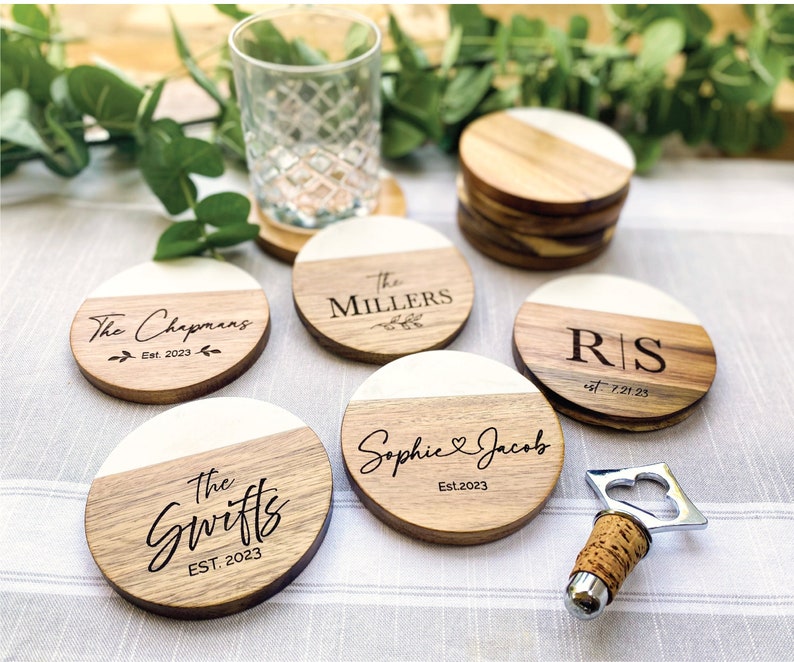 FoxyDesignShoppe Wood Coaster - Thumbnail 4
