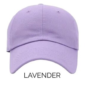 Custom letter patch baseball hat for women, workout hat, gym hat with glitter letters, Mom hat, Nana hat, gift for her, mothers day gift Lavender