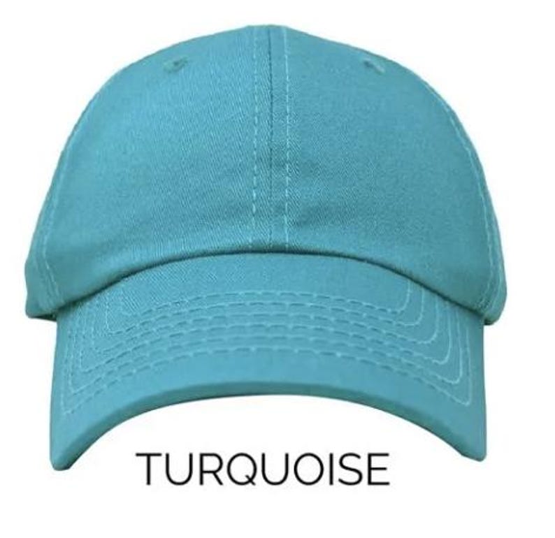 Custom letter patch baseball hat for women, workout hat, gym hat with glitter letters, Mom hat, Nana hat, gift for her, mothers day gift Turquoise