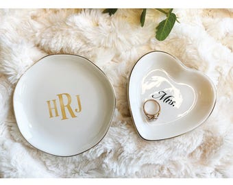 Plato de baratijas de joyería personalizado, regalo de relleno de media para ella, regalo de amigo secreto para ella, regalo de menos de 20 años para mujer, regalo de joyería de astrología
