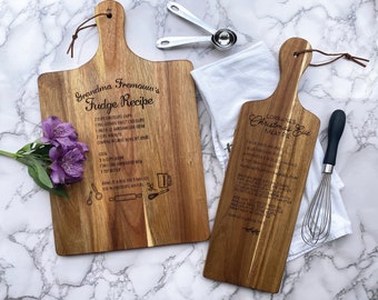 Handwritten Recipe Cutting Board, Engraved Handwriting Cutting Board, Mother's Day gift, Custom cutting board, Gift Grandmother, Gift mom