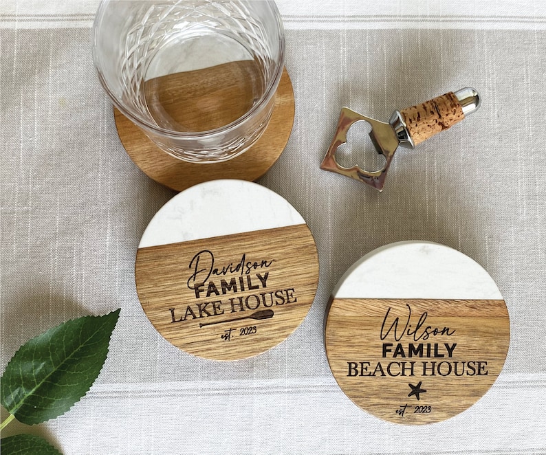 FoxyDesignShoppe Wood Coaster - Thumbnail 5
