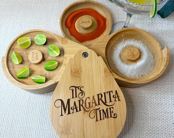 Personalized margarita salt rimmer, custom bloody mary board, cocktail board, couples gift, stock the bar gift, new home gift, hostess gift